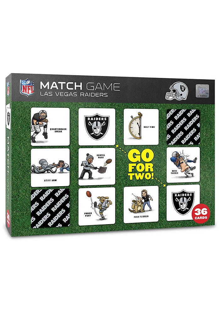 Las Vegas Raiders Memory Match Game