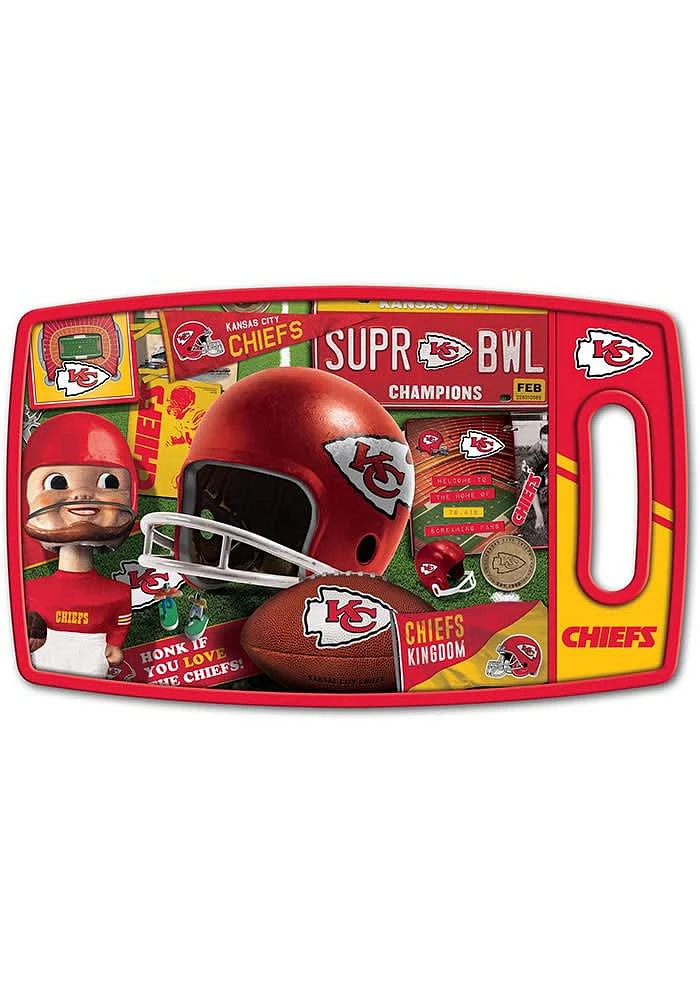 Kansas City Chiefs team cutting board Cutting Board