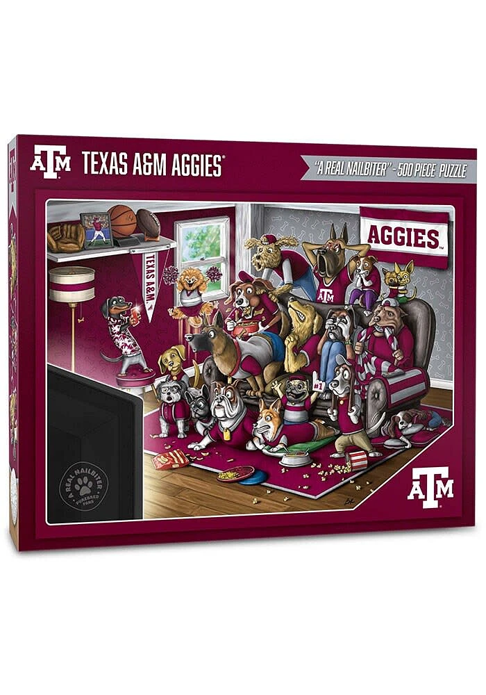 Texas A&M Aggies Purebred Fans 500 Piece Puzzle