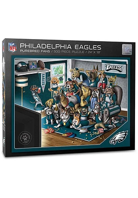 Philadelphia Eagles Purebred Fans 500 Piece Puzzle