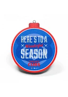 Chicago Cubs 3D Logo Series Ornament - Blue