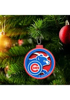 Chicago Cubs 3D Logo Series Ornament - Blue