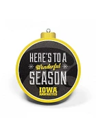 Iowa Hawkeyes 3D Logo Series Ornament