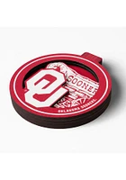 Oklahoma Sooners 3D Logo Series Ornament - Red