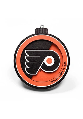 Philadelphia Flyers 3D Logo Series Ornament
