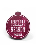 Texas A&M Aggies 3D Logo Series Ornament - Red