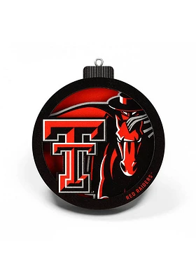 Texas Tech Red Raiders 3D Logo Series Ornament