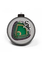 Chicago White Sox 3D Stadium View Ornament - Black