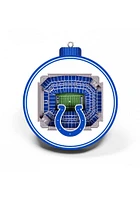 Indianapolis Colts 3D Stadium View Ornament - Blue