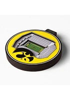 Iowa Hawkeyes 3D Stadium View Ornament - Yellow