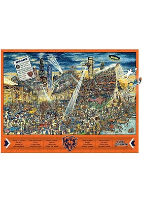 Chicago Bears Wooden Joe Journeyman Puzzle