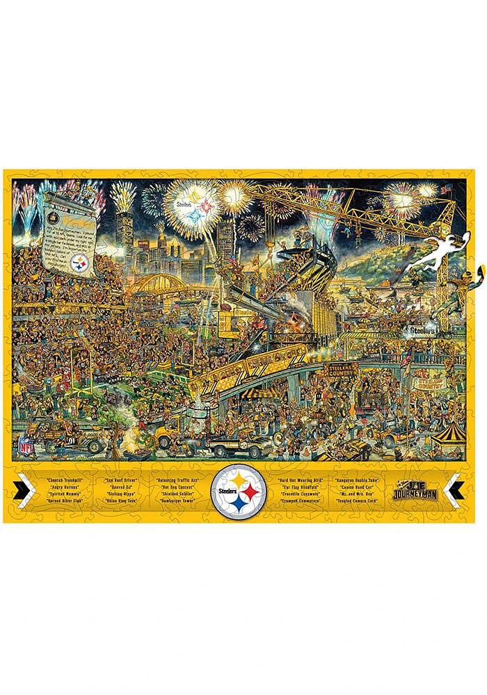 Pittsburgh Steelers Wooden Joe Journeyman Puzzle