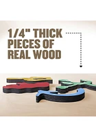 Michigan Wolverines Wooden Retro Puzzle