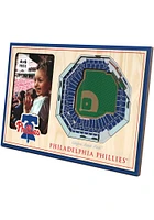 Philadelphia Phillies 3D Stadium View 4X6 Picture Frame - White