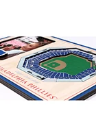 Philadelphia Phillies 3D Stadium View 4X6 Picture Frame - White