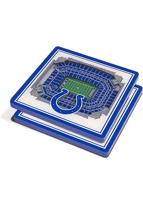 Indianapolis Colts 3D Stadium Coaster - Blue