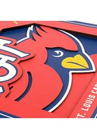 St Louis Cardinals 12x12 3D Logo Sign
