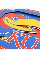 Kansas Jayhawks 12x12 3D Logo Sign - Red