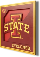 Iowa State Cyclones 12x12 3D Logo Sign - Red
