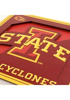Iowa State Cyclones 12x12 3D Logo Sign - Red