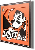 Oklahoma State Cowboys 12x12 3D Logo Sign