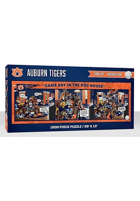Auburn Tigers 1000 Piece Purebread Fans Game Day Dog House Puzzle