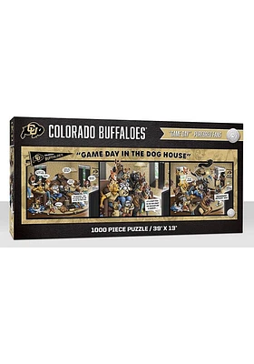 Colorado Buffaloes 1000 Piece Purebread Fans Game Day Dog House Puzzle