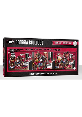 Georgia Bulldogs 1000 Piece Purebread Fans Game Day Dog House Puzzle