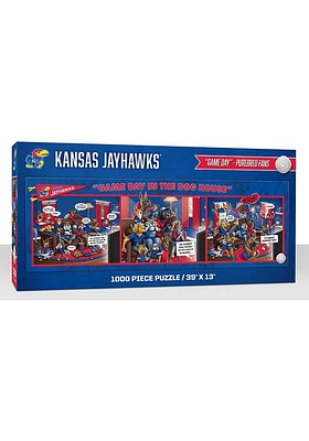 Kansas Jayhawks 1000 Piece Purebread Fans Game Day Dog House Puzzle