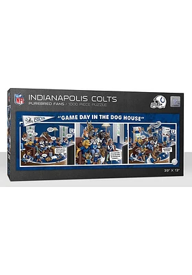 Indianapolis Colts 1000 Piece Purebread Fans Game Day Dog House Puzzle