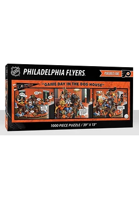 Philadelphia Flyers 1000 Piece Purebread Fans Game Day Dog House Puzzle