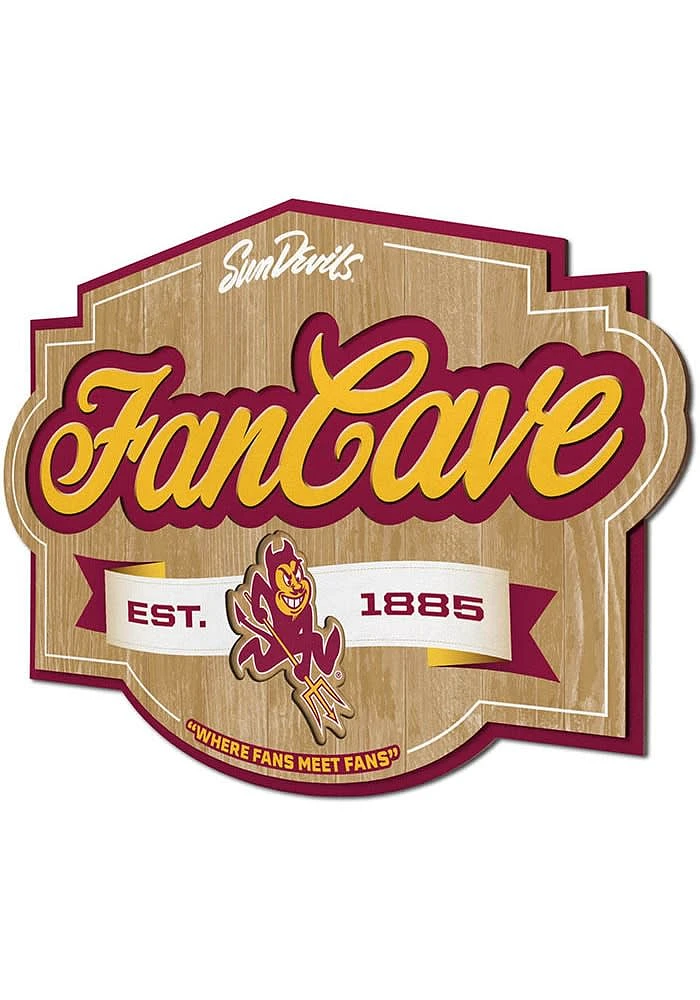 Arizona State Sun Devils Fan Cave Sign
