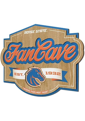 Boise State Broncos Fan Cave Sign
