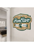 Michigan State Spartans Fan Cave Sign - Green