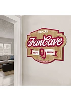 Oklahoma Sooners Fan Cave Sign - Crimson