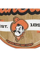 Oklahoma State Cowboys Fan Cave Sign - Orange