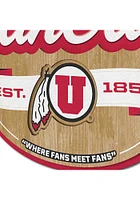 Utah Utes Fan Cave Sign