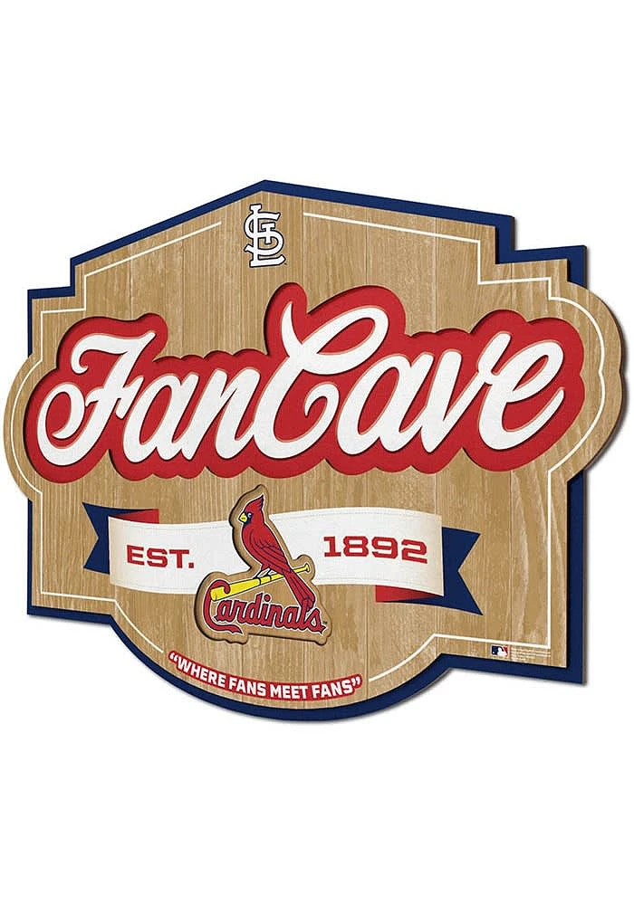 St Louis Cardinals Fan Cave Sign