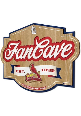 St Louis Cardinals Fan Cave Sign