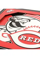 Cincinnati Reds 12x12 3D Logo Sign