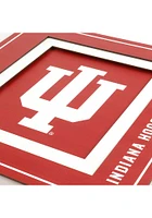Indiana Hoosiers 12x12 3D Logo Sign