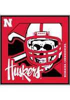 Nebraska Cornhuskers 12x12 3D Logo Sign - Red