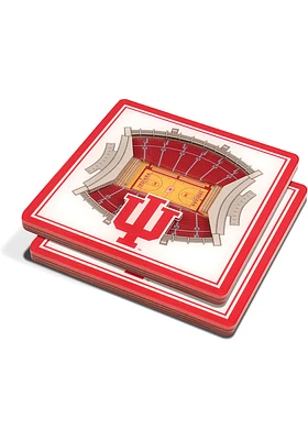 Indiana Hoosiers 3D Stadium View Coaster - Black