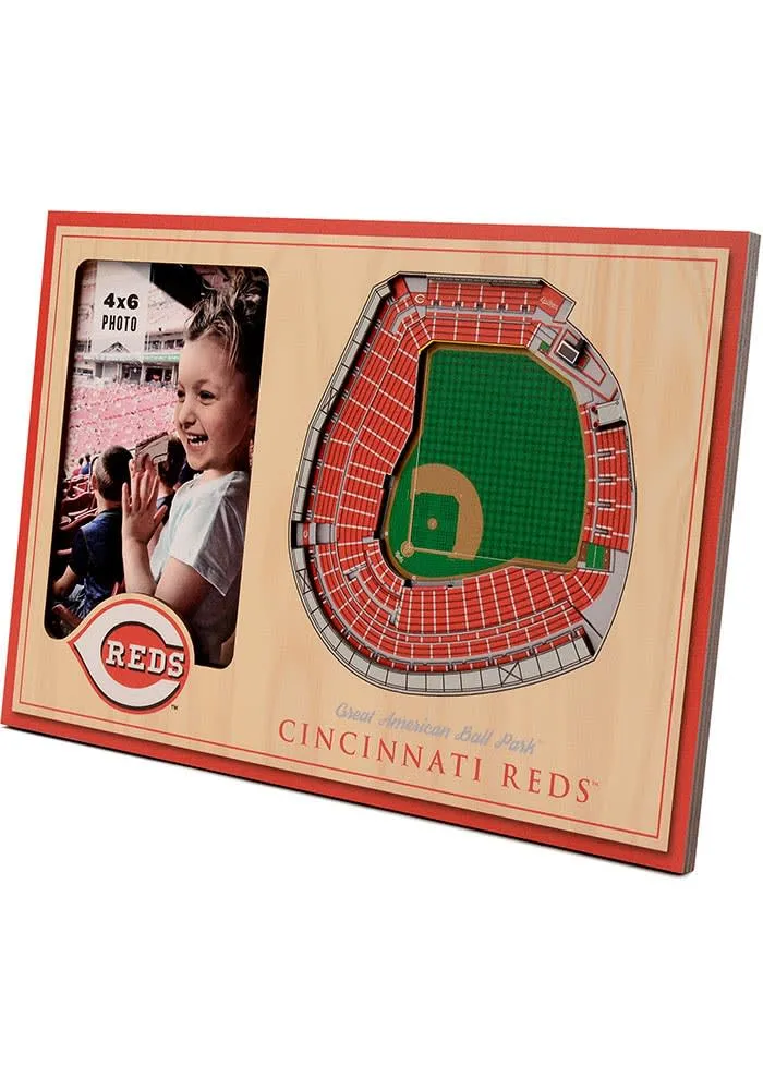 Cincinnati Reds Stadium View 4x6 Picture Frame