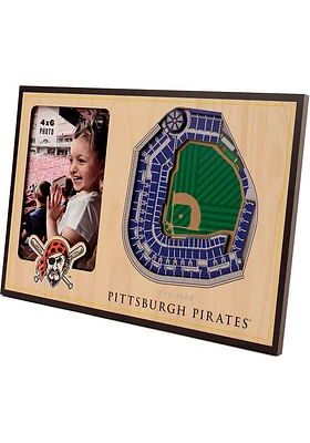 Pittsburgh Pirates Stadium View 4x6 Picture Frame - Black