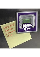 K-State Wildcats 3D Stadium View Magnet