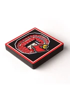 Louisville Cardinals 3D Stadium View Magnet