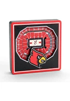 Louisville Cardinals 3D Stadium View Magnet