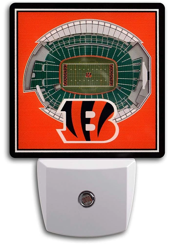 Cincinnati Bengals 3D Stadium View Night Light