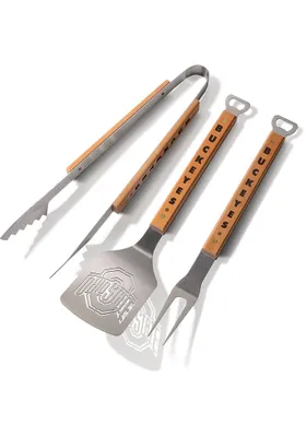 Ohio State Buckeyes 3 Piece BBQ Tool Set